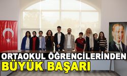 ORTAOKUL ÖĞRENCİLERİNDEN BÜYÜK BAŞARI