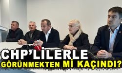 CHP’LİLERLE GÖRÜNMEKTEN Mİ KAÇINDI?