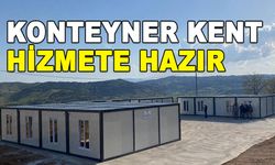 KONTEYNER KENT HİZMETE HAZIR