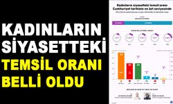 KADINLARIN SİYASETTEKİ TEMSİL ORANI BELLİ OLDU