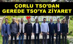 ÇORLU TSO’DAN GEREDE TSO’YA ZİYARET