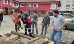 Devrek'te belediyenin arama kurtarma ekibine "domuzdamı" yöntemi öğretildi