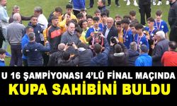 U 16 ŞAMPİYONASI 4’LÜ FİNAL MAÇINDA KUPA SAHİBİNİ BULDU