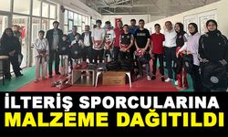 İLTERİŞ SPORCULARINA MALZEME DAĞITILDI