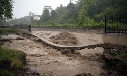  İnebolu ilçesinde sel Evrenye Köyü'nde zarara yol açtı