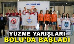 YÜZME YARIŞLARI BOLU’DA BAŞLADI
