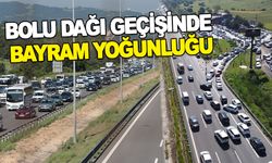 BOLU DAĞI GEÇİŞİNDE BAYRAM YOĞUNLUĞU