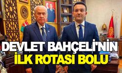 DEVLET BAHÇELİ'NİN İLK ROTASI BOLU