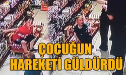 ÇOCUĞUN HAREKETİ GÜLDÜRDÜ