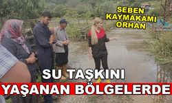 KAYMAKAM ORHAN, SU TAŞKINI YAŞANAN BÖLGELERDE