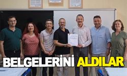 BELGELERİNİ ALDILAR