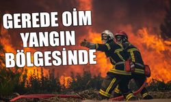 GEREDE OİM YANGIN BÖLGESİNDE