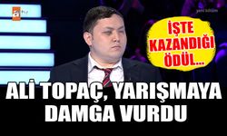 ALİ TOPAÇ, YARIŞMAYA DAMGA VURDU