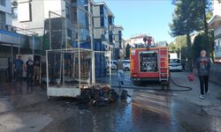  Safranbolu'da market deposunda çıkan yangın söndürüldü