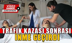 TRAFİK KAZASI SONRASI İNME GEÇİRDİ