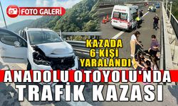 ANADOLU OTOYOLU'NDA TRAFİK KAZASI