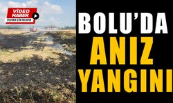 BOLU’DA ANIZ YANGINI