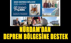 NÜRDAM’DAN DEPREM BÖLGESİNE DESTEK