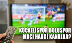 KOCAELİSPOR BOLUSPOR MAÇI HANGİ KANALDA?