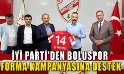 İYİ PARTİ'DEN BOLUSPOR FORMA KAMPANYASINA DESTEK