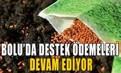 BOLU’DA DESTEK ÖDEMELERİ DEVAM EDİYOR   