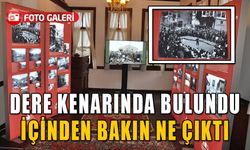 DERE KENARINDA BULUNDU, İÇİNDEN BAKIN NE ÇIKTI