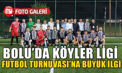 BOLU’DA KÖYLER LİGİ FUTBOL TURNUVASI'NA BÜYÜK İLGİ