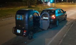 Otomobille çarpışan elektrikli mini aracın sürücüsü yaralandı