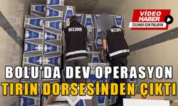 BOLU’DA DEV OPERASYON TIRIN DORSESİNDEN ÇIKTI