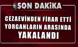 CEZAEVİNDEN FİRAR ETTİ YORGANLARIN ARASINDA YAKALANDI