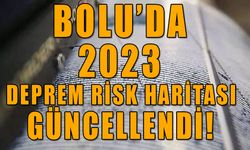 BOLU’DA 2023 DEPREM RİSK HARİTASI GÜNCELLENDİ!   