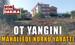 OT YANGINI MAHALLEDE KORKU YARATTI