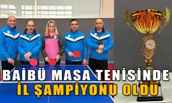 BAİBÜ MASA TENİSİNDE İL ŞAMPİYONU OLDU