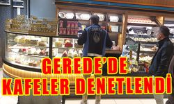 Gerede'de kafeler denetlendi