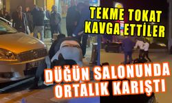 Düğün salonunda ortalık karıştı