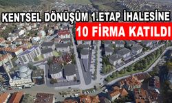 Kentsel Dönüşüm 1.Etap İhalesine 10 Firma Katıldı