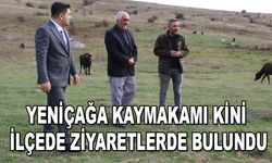 Yeniçağa Kaymakamı Kini, ilçede ziyaretlerde bulundu
