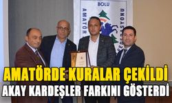 AMATÖRDE KURALAR ÇEKİLDİ  AKAY KARDEŞLER FARKINI GÖSTERDİ