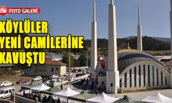 KÖYLÜLER YENİ CAMİLERİNE KAVUŞTU