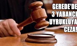 GEREDE’DE 3 YABANCI UYRUKLUYA CEZA!