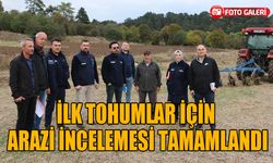 İlk tohumlar için arazi incelemesi tamamlandı