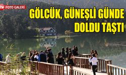 Gölcük güneşli günde doldu taştı