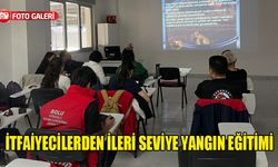 İTFAİYECİLERDEN İLERİ SEVİYE YANGIN EĞİTİMİ