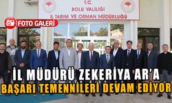 İL MÜDÜRÜNE BAŞARI TEMENNİLERİ DEVAM EDİYOR