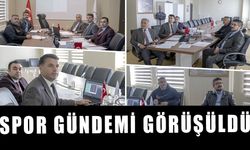 SPOR GÜNDEMİ GÖRÜŞÜLDÜ   