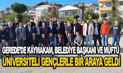 Üniversiteli gençlerle bir araya geldiler