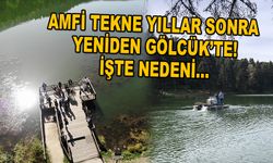 Amfi tekne yıllar sonra yeniden Gölcük’te!  İşte nedeni…   