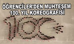 Öğrenciler’den Muhteşem 100. Yıl koreografisi