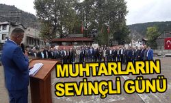 Muhtarların sevinçli günü