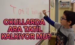 OKULLARDA ARA TATİL KALKIYOR MU?